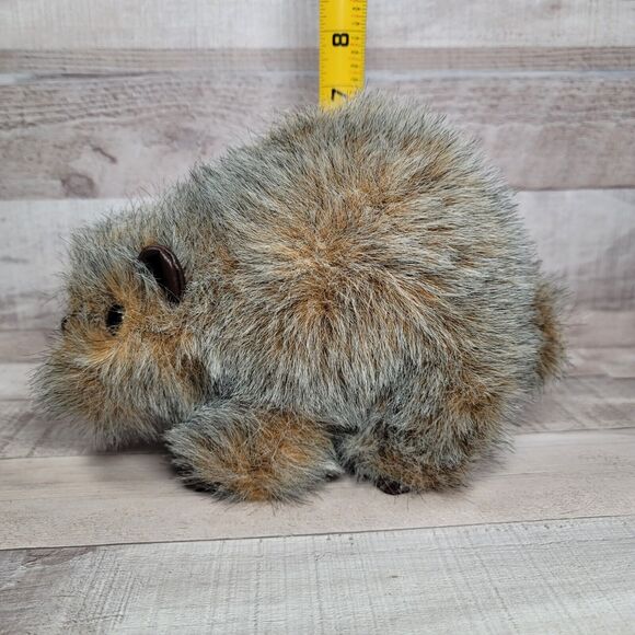 Vintage Plush Mary Meyer Woodchuck Chuck Groundhog Guinea Pig Stuffed Animal - Picture 8 of 10